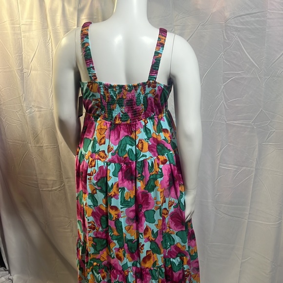 Terra & Sky Women's Plus Size Tiered Maxi Dress - Picture 2 of 9